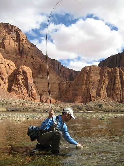 Dave Trimble - Owner and fishing guide at Lees Ferry On The Fly