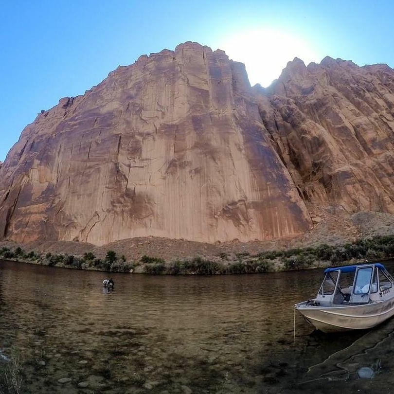 Winter fly fishing on the Colorado River